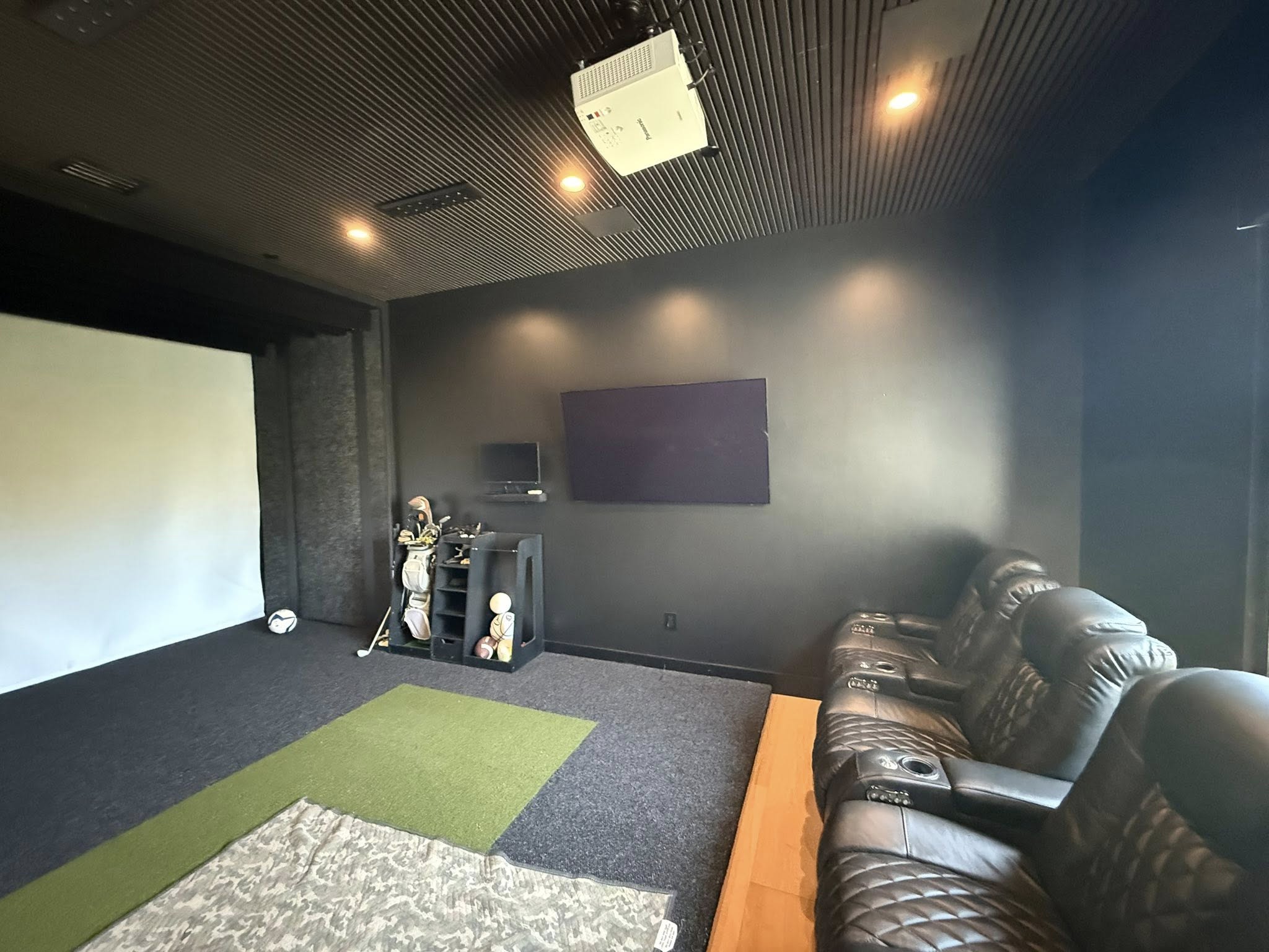 The Golf & Theater Room — Bellah Audio Austin estate