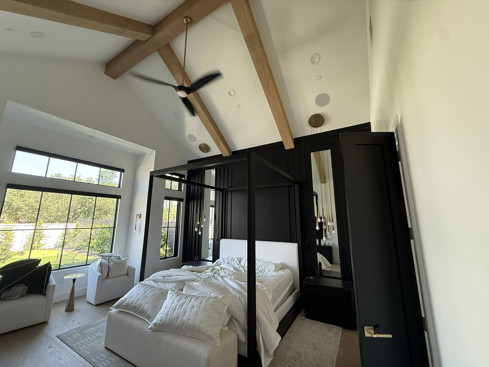 The Master Bedroom — Bellah Audio Austin estate